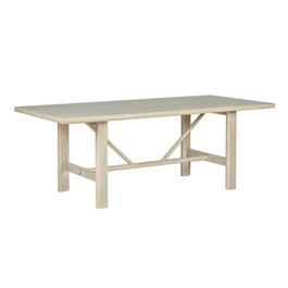 DKD Home Decor Mesa de Comedor Mango Blanco