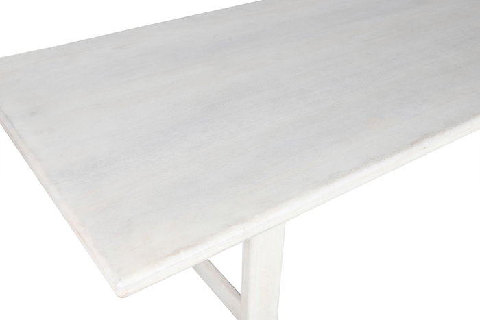 DKD Home Decor Mesa de Comedor Mango Blanco DKD Home Decor Mesa de Comedor Mango Blanco