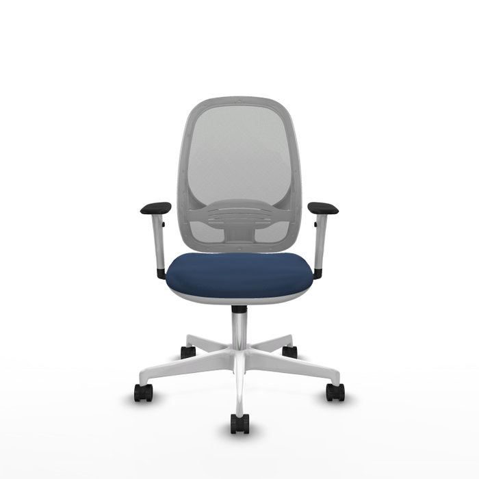 PIQUERAS Y CRESPO Silla de oficina Cilanco con mecanismo Sincro, Azul marino y Gris PIQUERAS Y CRESPO Silla de oficina Cilanco con mecanismo Sincro, Azul marino y Gris
