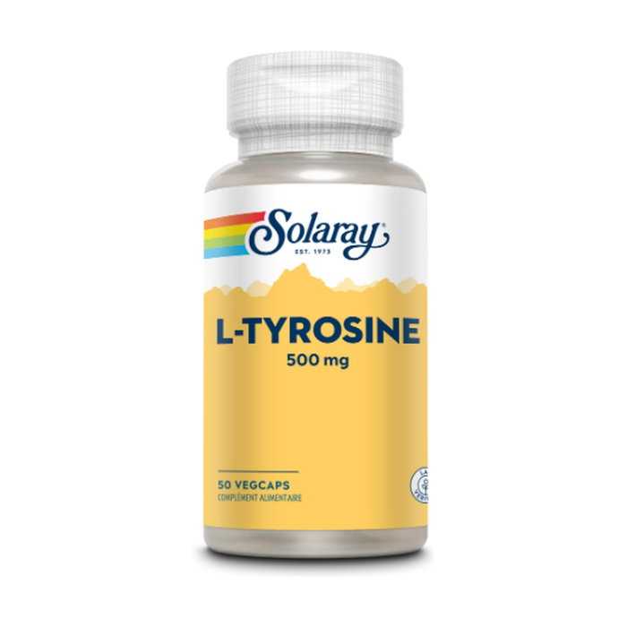 Solaray L-Tirosina 500 mg 50 cápsulas vegetales