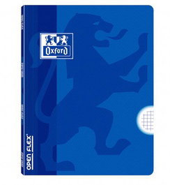 OXFORD Libreta School Openflex A4 48h Cuadric. 4x4 Azul (Set de 10)