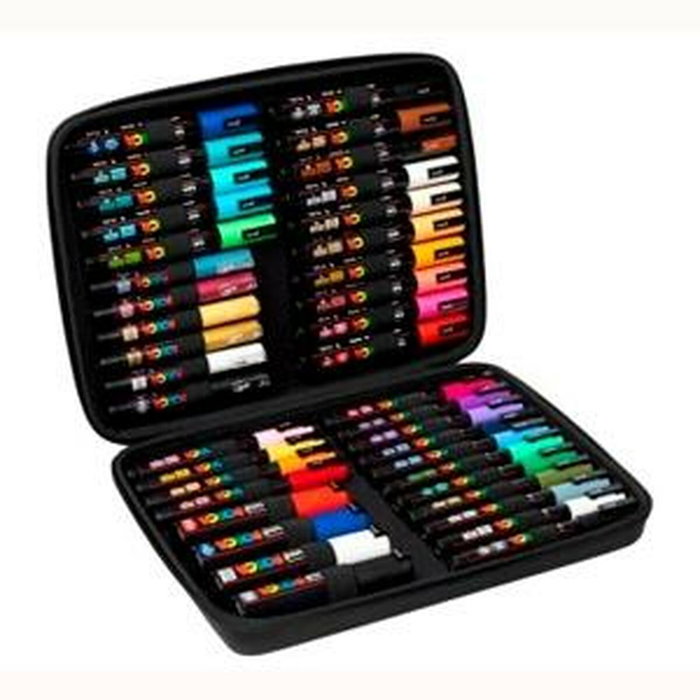 POSCA Maletín Premium de 40 Marcadores Surtidos