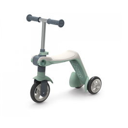 Smoby Reversible 2 en 1 - Patinete de equilibrio transformable en patín de 3 ruedas