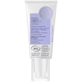 NATURA SIBERICA Crema Facial Día Hidratante para Piel Sensible 50Ml - Vegano, Certificado EcoCert - Protección Ambiental
