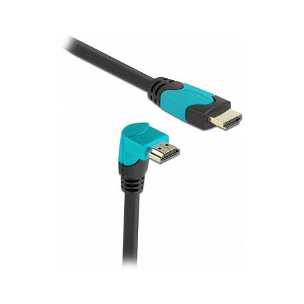 DeLOCK Cable HDMI High Speed 8K 60Hz 48Gbps 3m con conector angular 90° hacia abajo DeLOCK Cable HDMI High Speed 8K 60Hz 48Gbps 3m con conector angular 90° hacia abajo