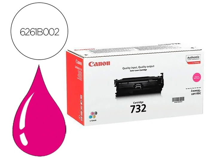 Canon Cartucho de Tóner 732M Magenta para LBP7780Cx