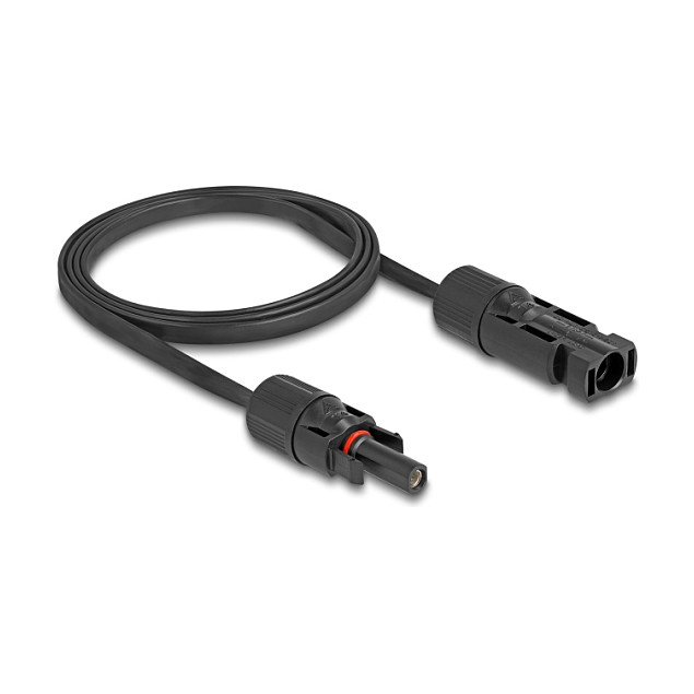 DeLOCK Cable plano solar DL4 macho a hembra 1 m negro DeLOCK Cable plano solar DL4 macho a hembra 1 m negro