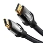 Vention Cable HDMI VAA-B05-B075 2.0 4K UHD 60Hz 18Gbps Ethernet ARC 3D HDR, Longitud 75cm, Conectores Macho-Macho Chapados en Oro, Negro