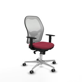 PIQUERAS Y CRESPO Silla de oficina Jorquera Granate y Blanco