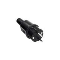 Bachmann Typ442 Vollgummistecker negro