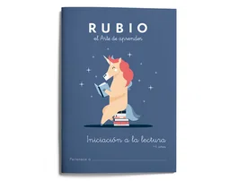 Rubio Cuaderno Iniciación a la Lectura para +4 Años con Formato DIN A5