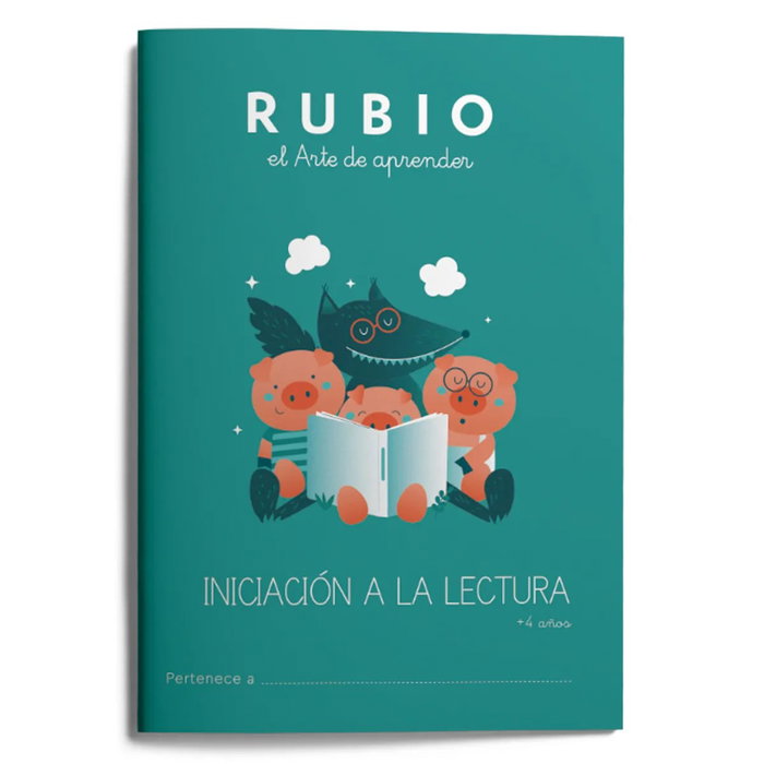 Rubio Cuaderno Iniciación a la Lectura + 4 años