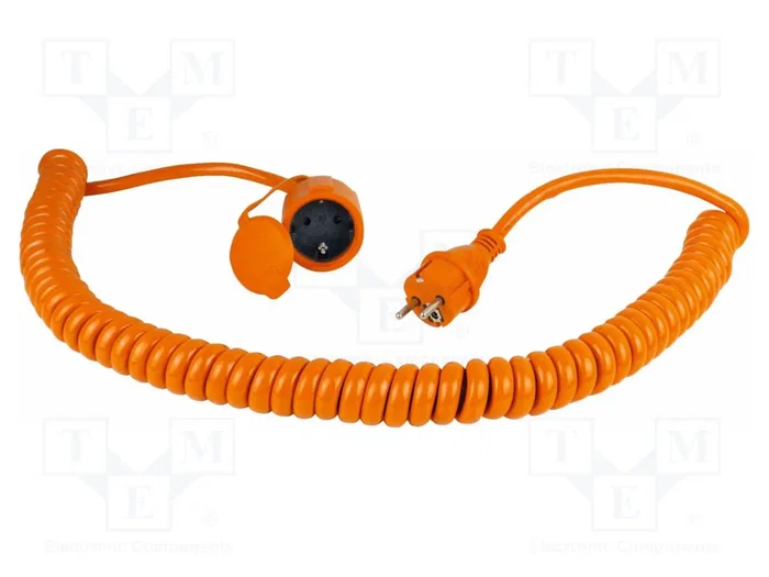 AS SCHWABE Prolongador de alimentación H07BQ-F 3G1,5mm2 naranja AS SCHWABE Prolongador de alimentación H07BQ-F 3G1,5mm2 naranja