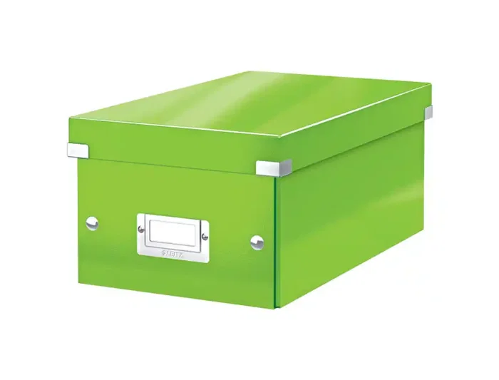 Leitz Caja de almacenamiento Click&Store DVD Box, Verde, 206x147x352 mm Leitz Caja de almacenamiento Click&Store DVD Box, Verde, 206x147x352 mm