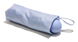 Muitomas Paraguas Compacto Violeta para Mujer - Paraguas de Bolsillo Plegable Metal y Poliéster, Paraguas Octogonal