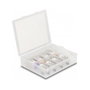 DeLOCK Set de 8 Módulos Keystone RJ45 hembra a LSA Cat.6A montaje sin herramientas, colores surtidos