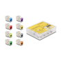 DeLOCK Set de 8 Módulos Keystone RJ45 hembra a LSA Cat.6A montaje sin herramientas, colores surtidos