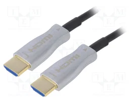 QOLTEC Cable HDMI Óptico de 10m, HDMI 2.0 High Speed + Ethernet
