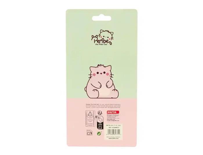 Safta Bloc de notas Pembe the pink cat rosa 200x100 mm