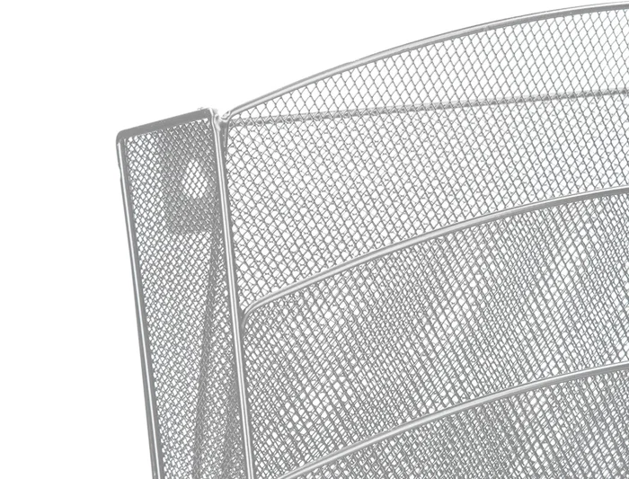 Q-connect Expositor Mural de Pared con 5 Bandejas DIN A4 Plateado Metalico 9,3x31,5x44 cm