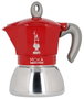 Bialetti Moka Induction 4 tazas Rojo