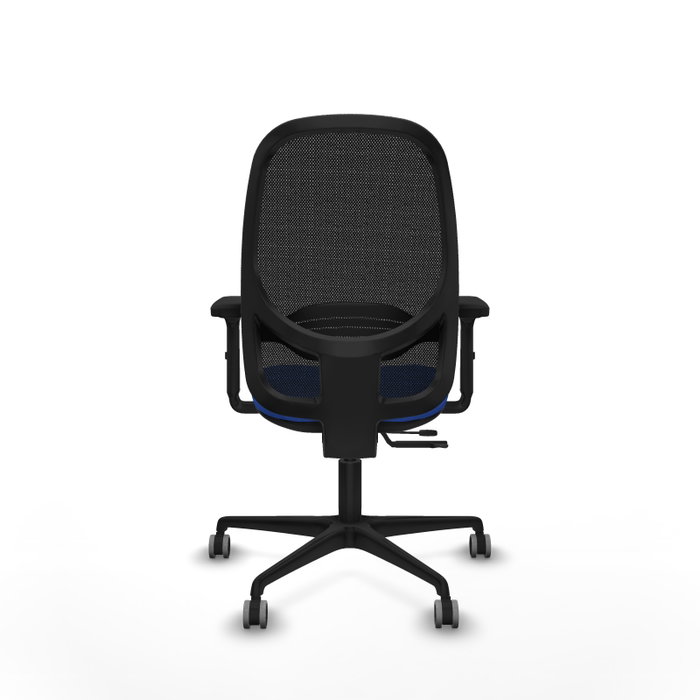 PIQUERAS Y CRESPO Silla de oficina Cilanco con mecanismo Sincro/Traslack Azul y Negro