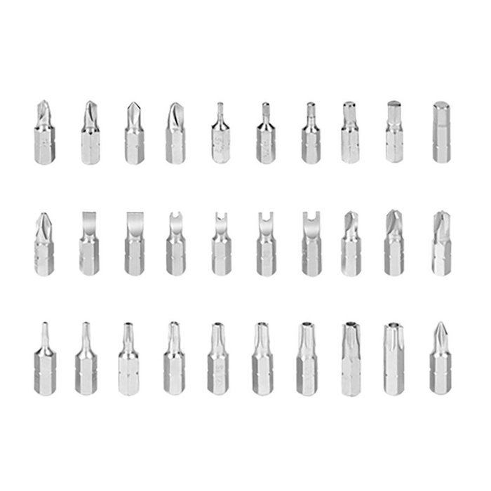 Workpro Juego de mini carraca y 32 puntas de 1/4 pulg