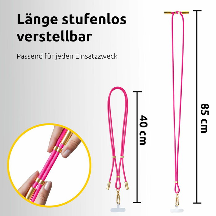 Intenso Cable USB-C a USB-C 1,65m con Lanyard Rosa Intenso Cable USB-C a USB-C 1,65m con Lanyard Rosa