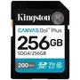 Kingston SDG4/256GB Tarjeta de Memoria SD Canvas Go! Plus 256GB Clase 10 U3 V30 200MB/s