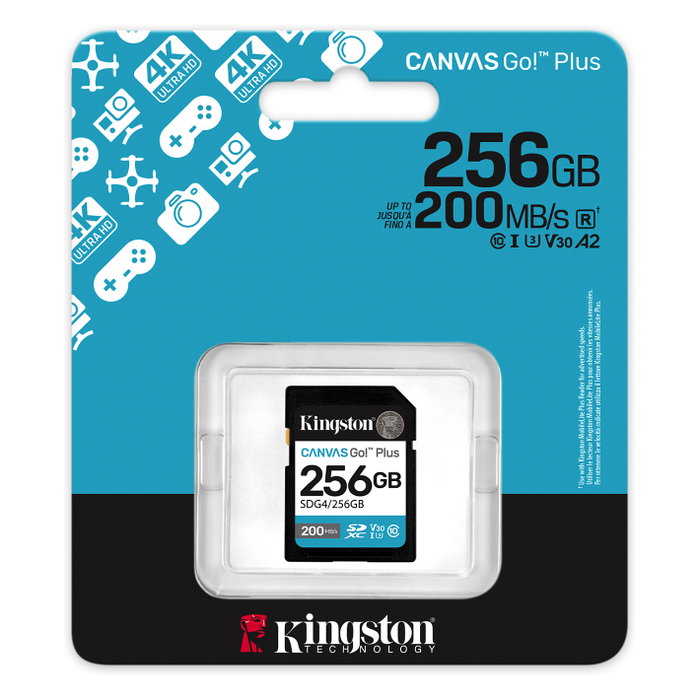 Kingston Canvas Go! Plus 256GB SDXC