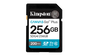 Kingston SDG4/256GB Tarjeta de Memoria SD CANVAS Go! Plus 256GB Clase 10 UHS-I U3 V30 200MB/s 4K UHD para DSLR y Cámaras