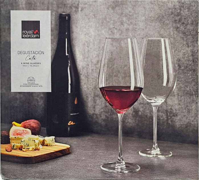 Inde - Set de 6 Copas de Degustación Cata, 54 cl - Dimensiones 8,5 x 6 x 24,5 cm Inde - Set de 6 Copas de Degustación Cata, 54 cl - Dimensiones 8,5 x 6 x 24,5 cm