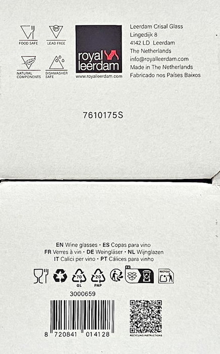 Inde - Set de 6 Copas de Degustación Cata, 54 cl - Dimensiones 8,5 x 6 x 24,5 cm Inde - Set de 6 Copas de Degustación Cata, 54 cl - Dimensiones 8,5 x 6 x 24,5 cm