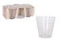 La Mediterranea Set 6 Vasos 250 cc Talco Aros