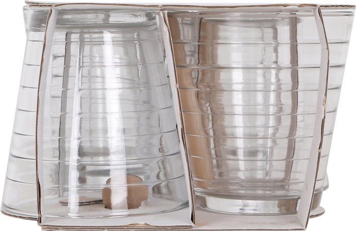 La Mediterranea Set 6 Vasos 250 cc Talco Aros