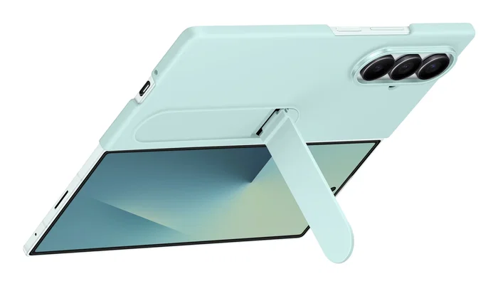Samsung Silicone Case para Galaxy Z Fold7 - Color Menta Samsung Silicone Case para Galaxy Z Fold7 - Color Menta