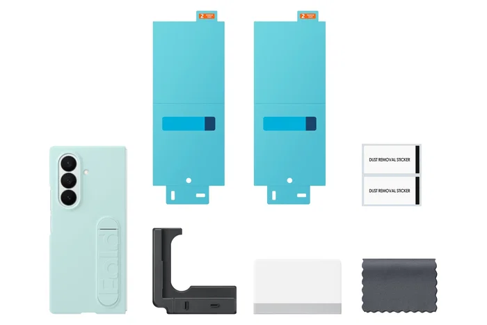 Samsung Silicone Case para Galaxy Z Fold7 - Color Menta Samsung Silicone Case para Galaxy Z Fold7 - Color Menta