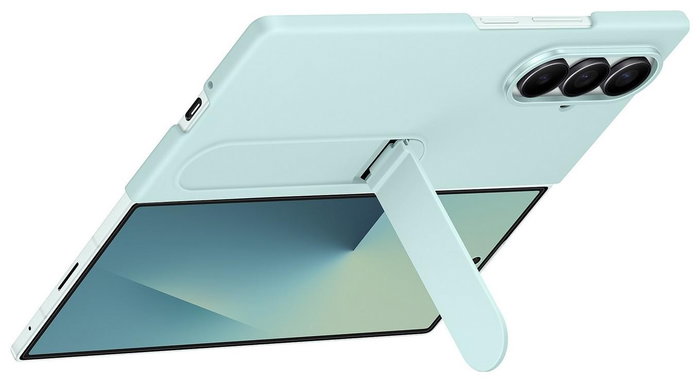 Samsung Funda de Silicona para Galaxy Z Fold7, Color Menta Samsung Funda de Silicona para Galaxy Z Fold7, Color Menta
