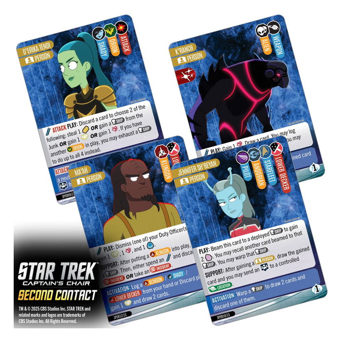 Wizkids Star Trek: Captain's Chair Game Second Contact (Edición Inglés) inevitable