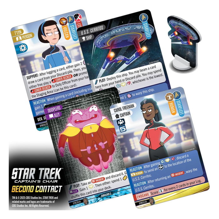Wizkids Star Trek: Captain's Chair Game Second Contact (Edición Inglés) inevitable
