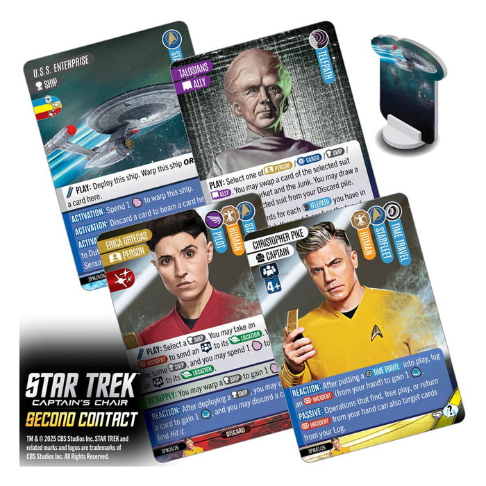 Wizkids Star Trek: Captain's Chair Game Second Contact (Edición Inglés) inevitable