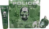 Police To Be Camouflage Gift Set 75ml EDT + 100ml Shower Gel
