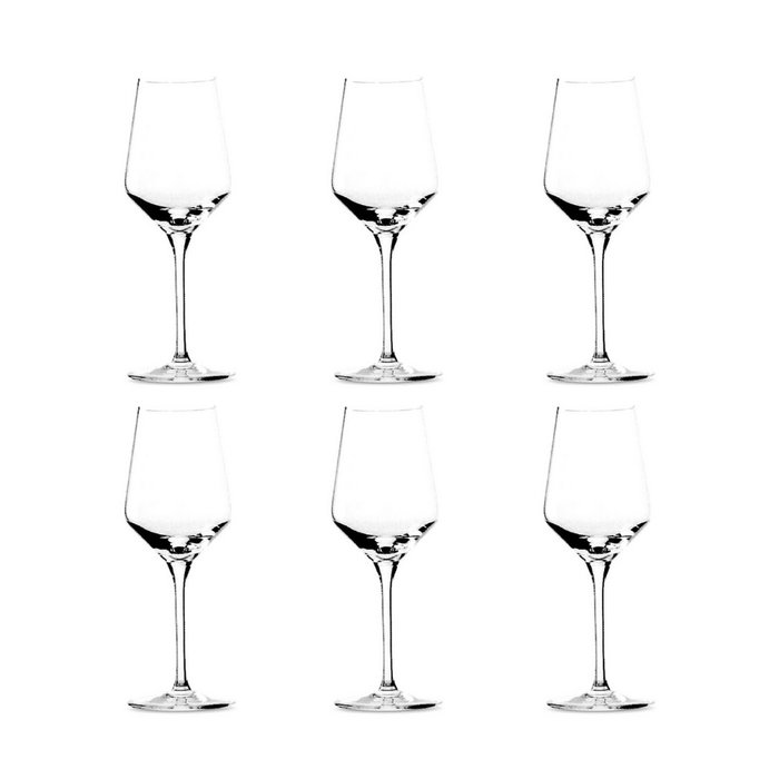 Summa Copa Mesa - Copa de Cristal para Vino, Agua o Jugo, 37 cl (370 ml), Altura 22 cm, Diámetro 8.2 cm, Borde Fino (Set de 6) Summa Copa Mesa - Copa de Cristal para Vino, Agua o Jugo, 37 cl (370 ml), Altura 22 cm, Diámetro 8.2 cm, Borde Fino (Set de 6)