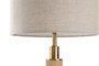 DKD Home Decor Lámpara de Sobremesa de Latón y Mármol Beige y Dorado