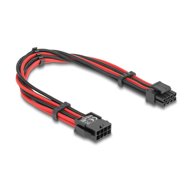 DeLOCK Cable de alimentación interno 8 pines EPS a 4 + 4 pines EPS, 30 cm