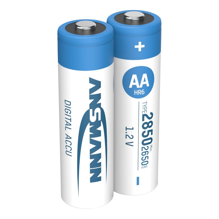 Ansmann Pilas Recargables NiMH 2850 Mignon AA 2650 mAh DIGITAL Ansmann Pilas Recargables NiMH 2850 Mignon AA 2650 mAh DIGITAL