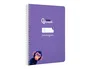 Liderpapel Cuaderno Espiral Pautaguía A5 Tapa Dura Lila