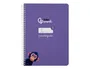 Liderpapel Cuaderno Espiral Pautaguía A5 Tapa Dura Lila
