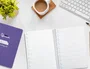 Liderpapel Cuaderno Espiral Pautaguía A5 Tapa Dura Lila