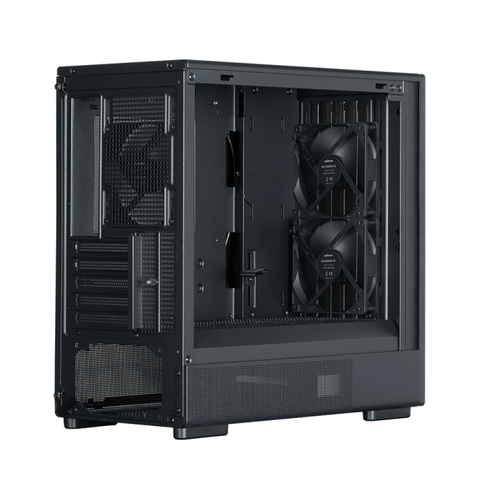 Zalman P10 Namu Black Mini Tower PC Negro con Iluminación Multi Panel(es) de Vidrio Templado